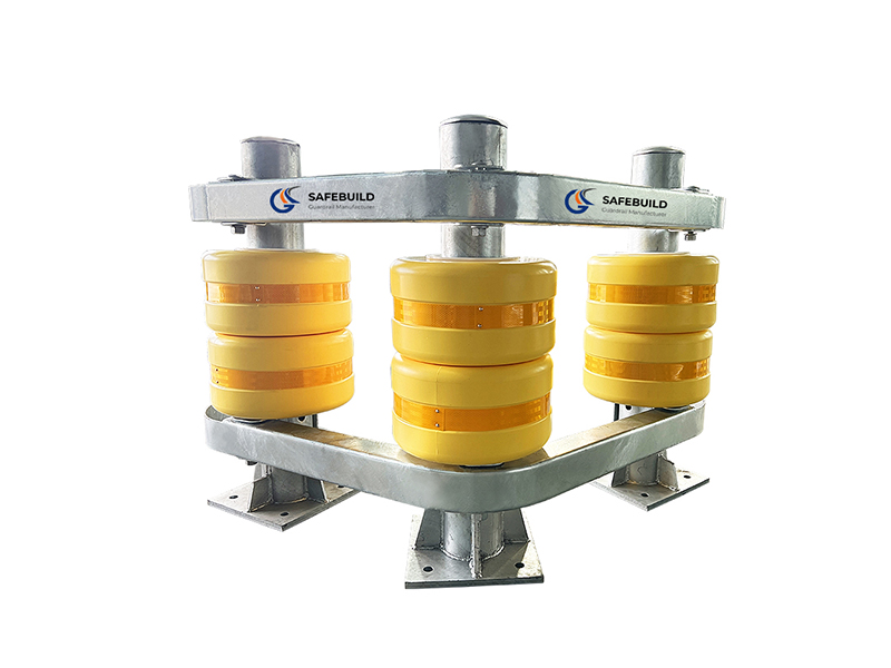 Highway Safety Anti Crash Roller Guardrail Barrier